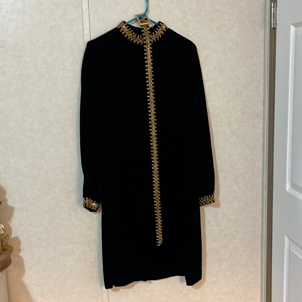 Vintage velvet dress